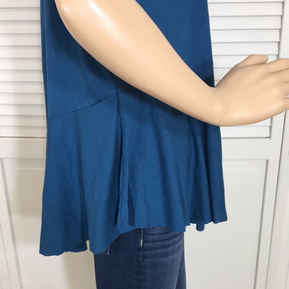 Peruvian Connection Gathered Hem Tee Shirt Medium and Large - Picture 6 of 12